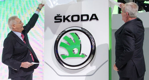 Skoda Logo History. Skoda-new-logo